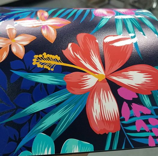 Deri Üzerine UV ile Desen Baskı