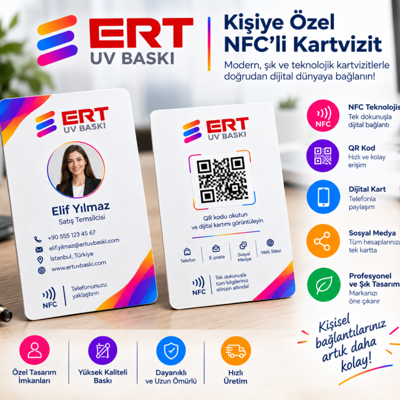 Kişiye özel NFC'li Kartvizit